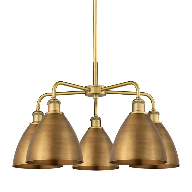 Innovations Lighting 516-5CR-16-26 Ballston Dome Chandelier Ballston - Brushed Brass