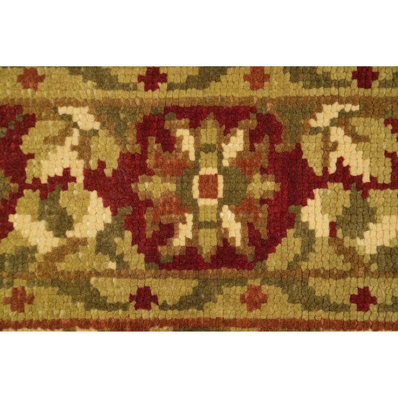Handmade Wool Floral Indian Area Rug 6x8 - 8' 1'' X 5' 8''