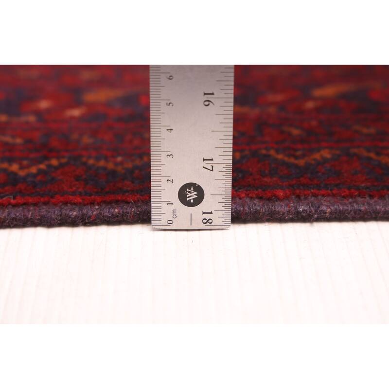 ECARPETGALLERY Hand-knotted Finest Khal Mohammadi Red Wool Rug - 9'11 x 12'10