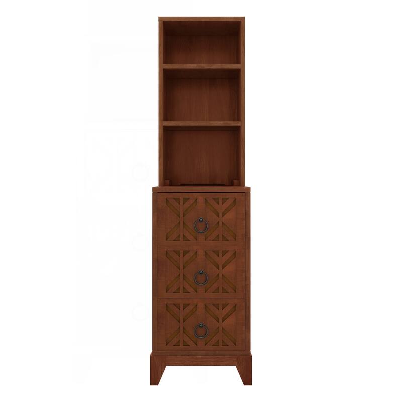 Versatile End Table with Multiple Storage Options and Stylish Design