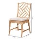 preview thumbnail 11 of 9, Rio Modern Bohemian Natural Brown Rattan Dining Chair