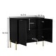 preview thumbnail 34 of 56, Clihome 2-Door Storage Media Accent Buffet Sideboard