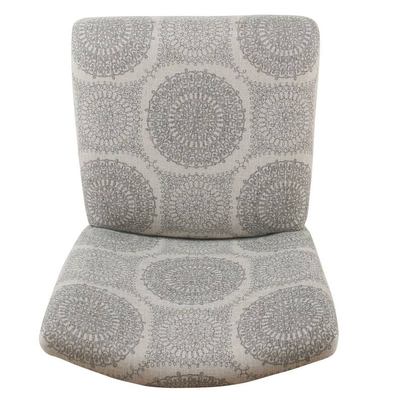 Homepop 24" Parsons Counter Stool - Gray Medallion