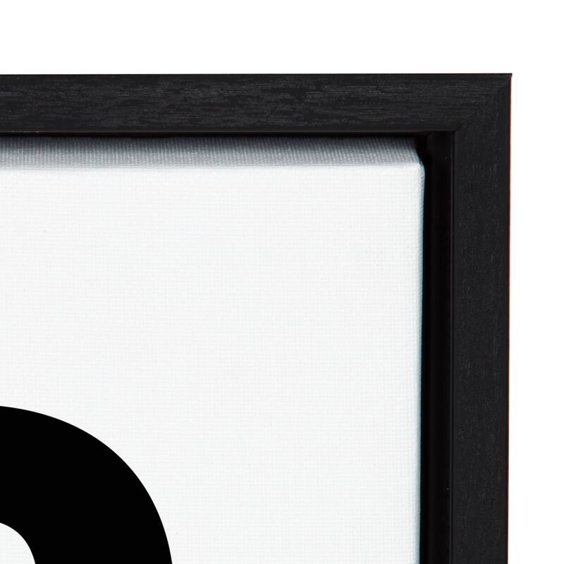 Kate and Laurel Sylvie Hello Sunshine Framed Canvas By Rocket Jack
