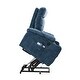 preview thumbnail 5 of 3, Living Room Electric Power Lift Recliner Chair Lounge Chair with Side Pockets and Heat Leisure Chair,Blue
