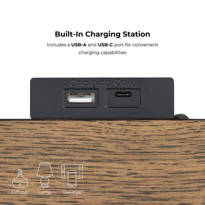 Furniture of America Lucan II 3-Piece Farmhouse Black Dresser and 2 Nightstand Bedroom Set