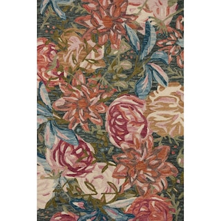 Alexander Home Evelyn Floral Bouquet Area Rug
