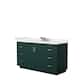 Option Green, Nickel Trim, White Quartz Top