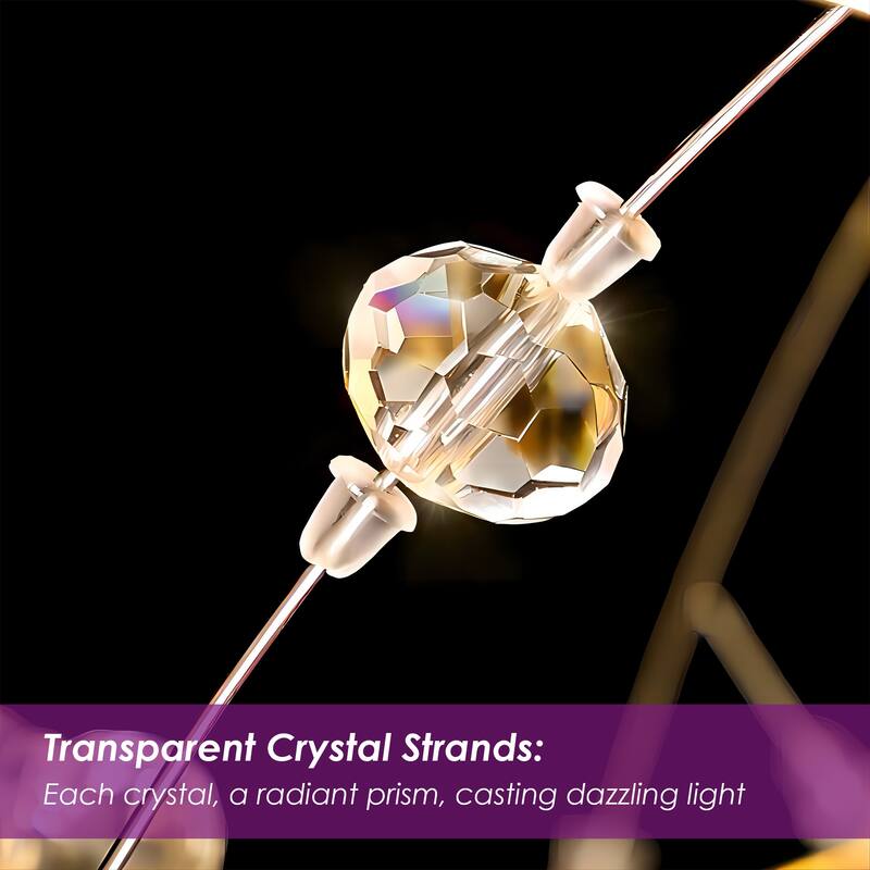 8/9/16-Light Modern Glam Linear Sputnik Globe Pendant Island Light Firework Starburst Crystal Chandelier with Crystal Beads