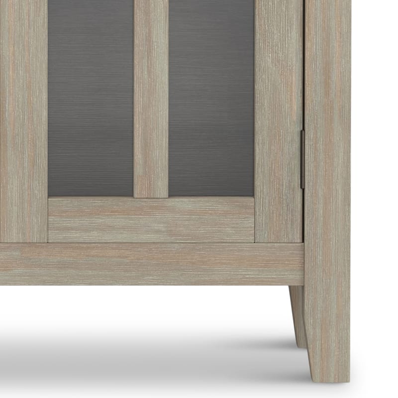 WYNDENHALL Stratford SOLID WOOD 30 inch Wide Low Storage Cabinet - 30"w x 14"d x 31" h