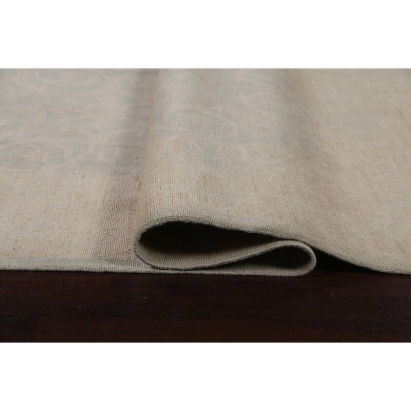 Vegetable Dye Muted Khotan Turkish Oriental Wool Area Rug Hand-knotted - 7'10" x 10'3"