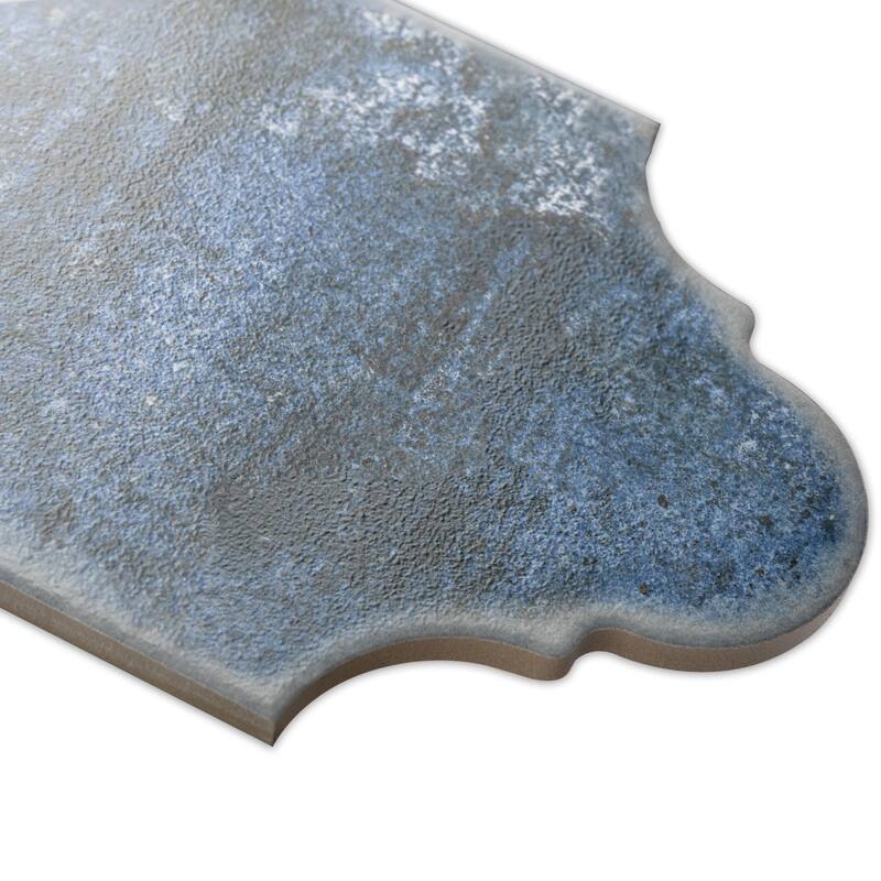 Merola Tile Dorne Provenzal Blue 6-1/4" x 12-3/4" Porcelain Floor and Wall Tile