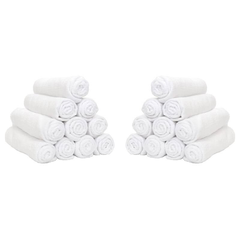 Arkwright Microfiber 12-Piece Hand Towels