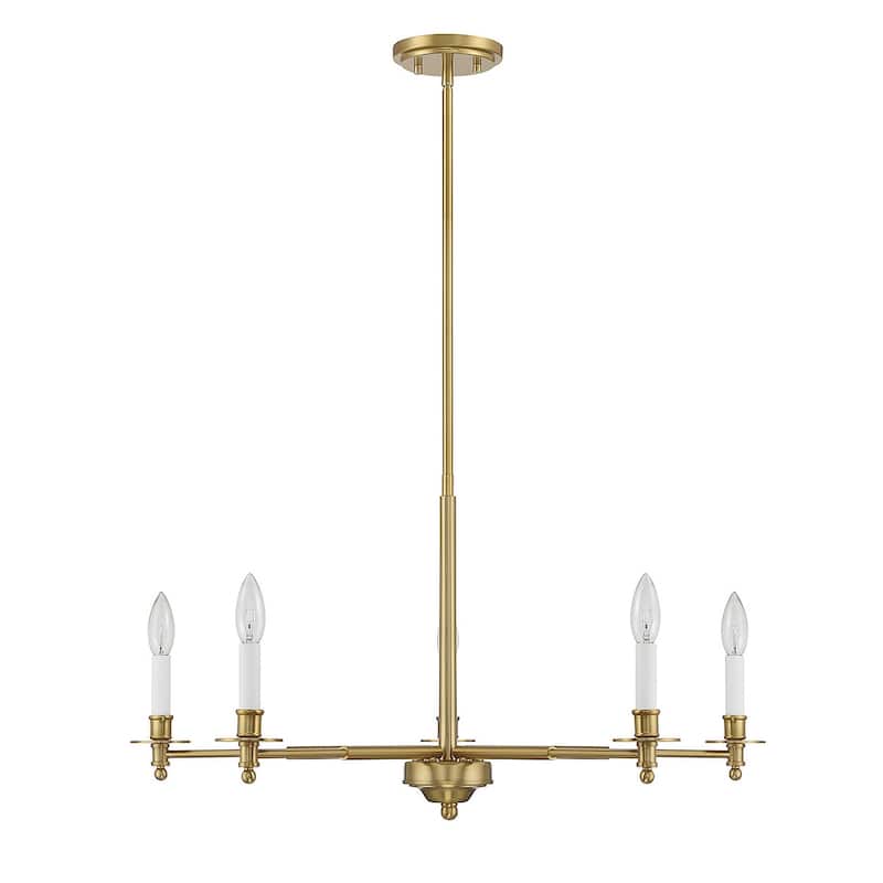 Savoy House 1-4410-5 Jasmine 5 Light 30" Wide Taper Candle Style