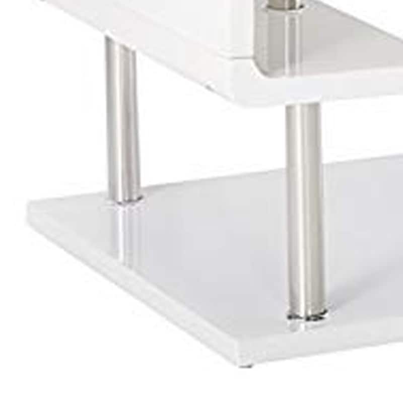 Ninove Contemporary Style End Table - 22 H x 23.5 W x 23.5 L Inches