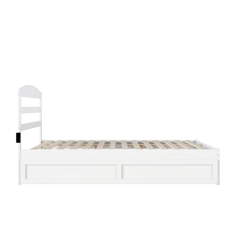 Warren Solid Wood Platform Bed with Twin XL Trundle