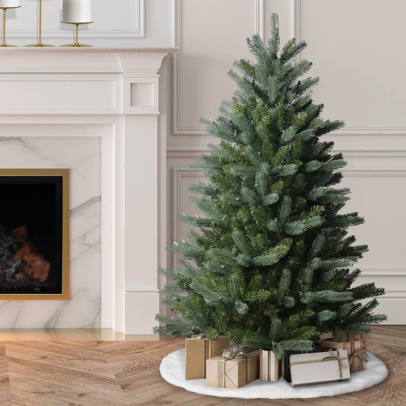 Puleo International 4.5' Pre-Lit Glacier Fir Artificial Tree - N/A