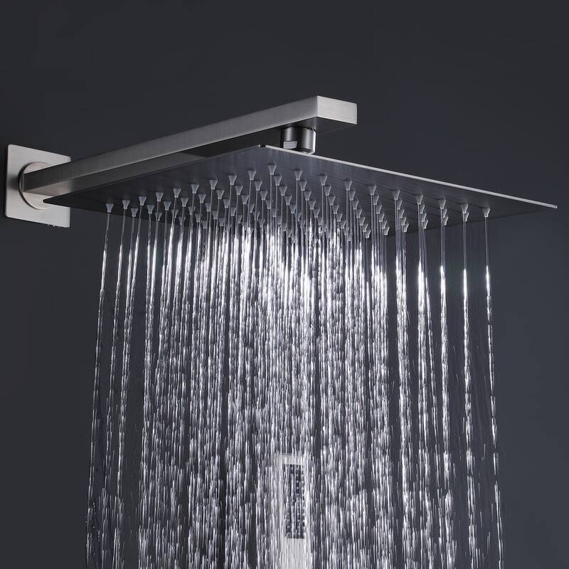 Pressure Balanced Complete Shower System With Rough-In Valve