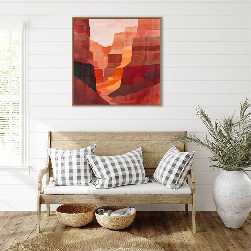 Mesa by Tradelink inhouse artist Framed Canvas Wall Art Print