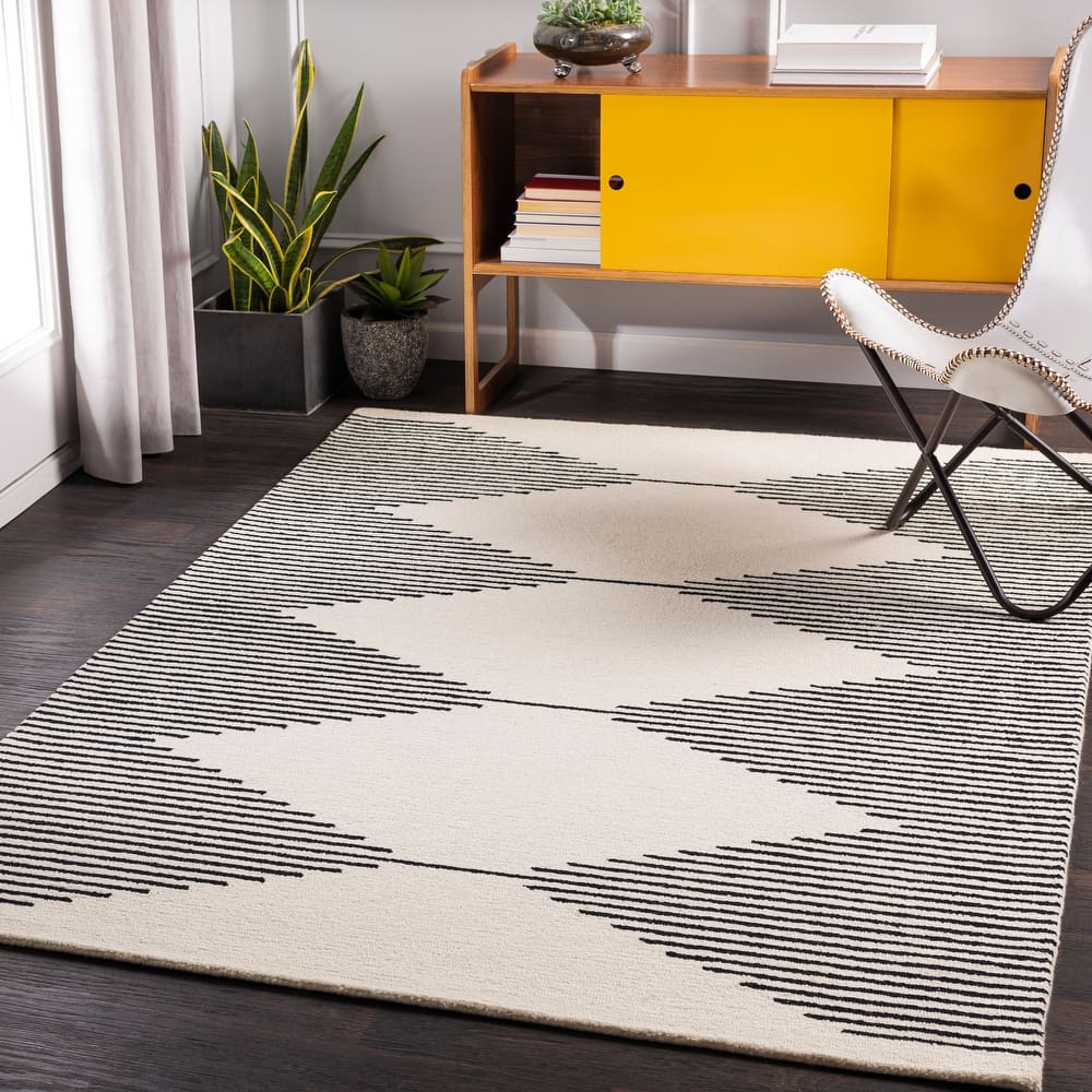 Livabliss Zepp Modern Wool Handmade Area Rug