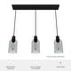 preview thumbnail 11 of 19, Hunter Lochemeade 3-Light Linear Cluster Pendant - Kitchen Island, Dining Room - Modern Farmhouse, Contemporary, Industrial