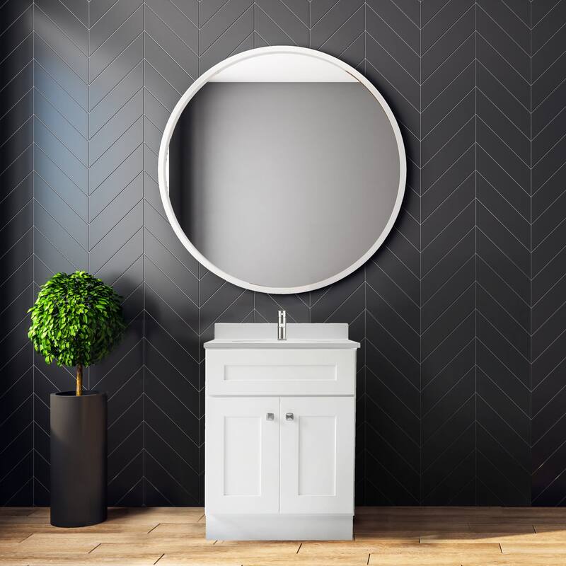 Design House Brookings 25" Free Standing Single Basin Vanity Set with