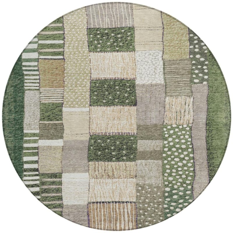 HomeRoots Geometric Transitional Rectangle Outdoor Rug