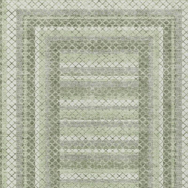 HomeRoots Geometric Transitional Rectangle Outdoor Rug