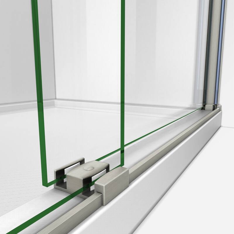 DreamLine Sapphire 56-60 in. W x 76 in. H Semi-Frameless Bypass Shower Door