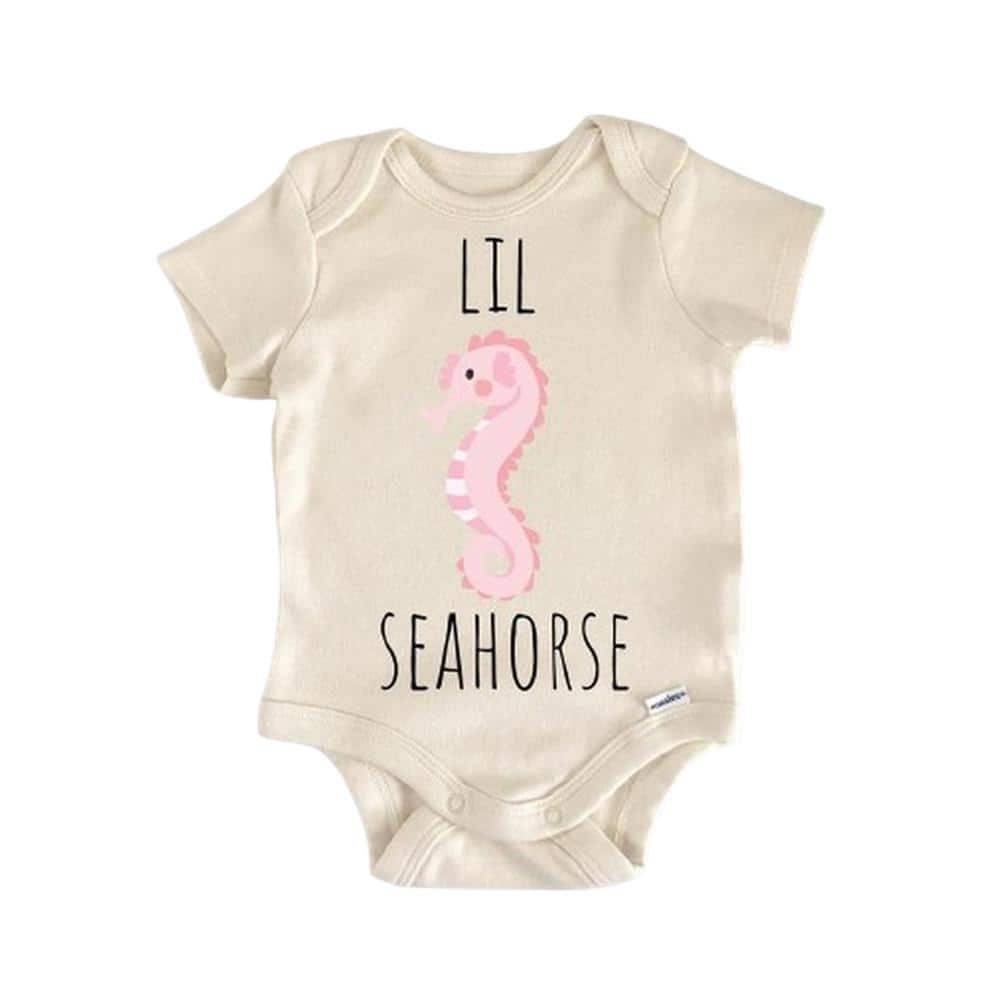 Seahorse Sea Horse Ocean - Baby Boy Girl Clothes Infant Bodysuit Funny Cute Newborn