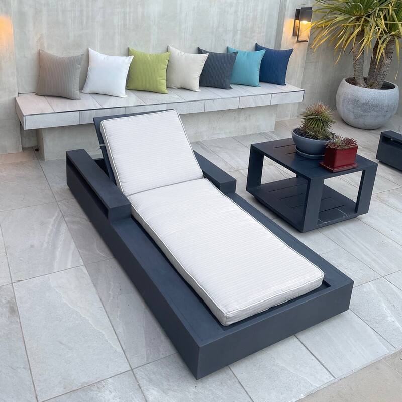 Sherry Kline Island Breeze Corded Indoor/Outdoor Pillows & Chaise Lounge