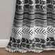 preview thumbnail 4 of 15, Lush Decor Hygge Geo Room Darkening Window Curtain Panel Pair