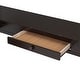 preview thumbnail 49 of 52, Solid Wood Loft Bed with Bulit-in U-shaped Desk and 2 Drawers, Full Size Loft Bedframe with Storage Shelves and Tri-fold Mirror