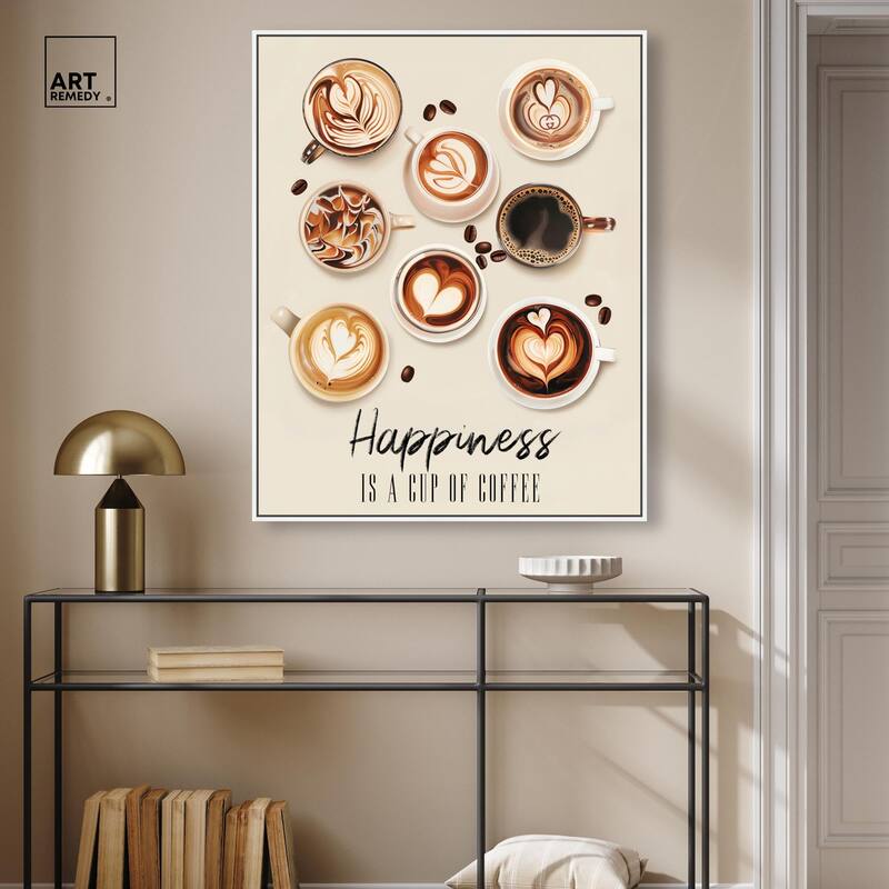 68945 Coffee Cup Collection Canvas by Art Remedy