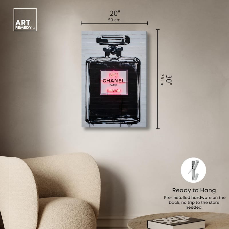 Parisian Perfume II Canvas by Art Remedy, Gallery Wrapped