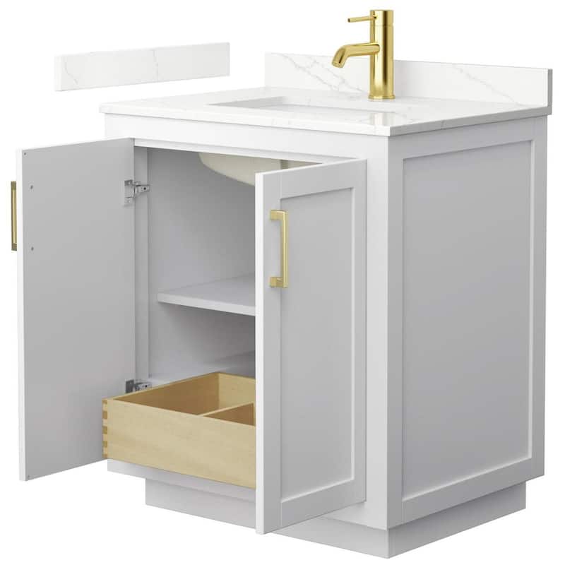 Wyndham Collection WCF292930S-QTZ-UNSMXX Miranda 30" Free Standing