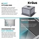 preview thumbnail 14 of 30, Kraus 15 in. Topmount Workstation Stainless Steel Outdoor Kitchen Sink