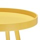 preview thumbnail 27 of 30, Marcella Paint-Dipped Round Tray-Top Side Table by iNSPIRE Q Modern