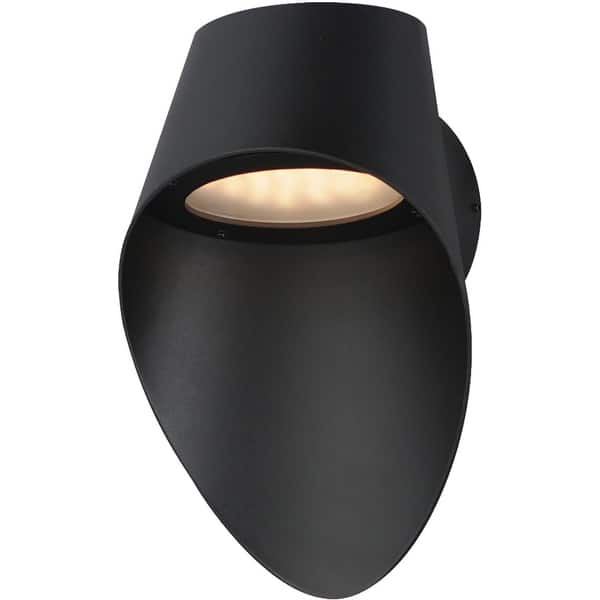 slide 2 of 4, Maxim 86271 Cape 10" Tall ADA Compliant LED Outdoor Wall Sconce Black