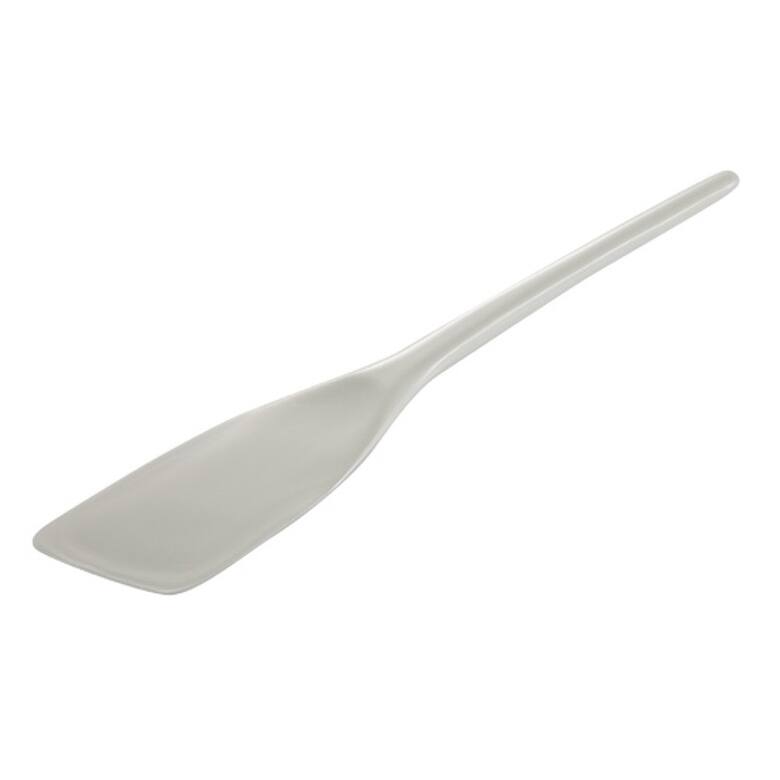 Hutzler 11-inch Flexible Nylon Spatula Scraper, White - White