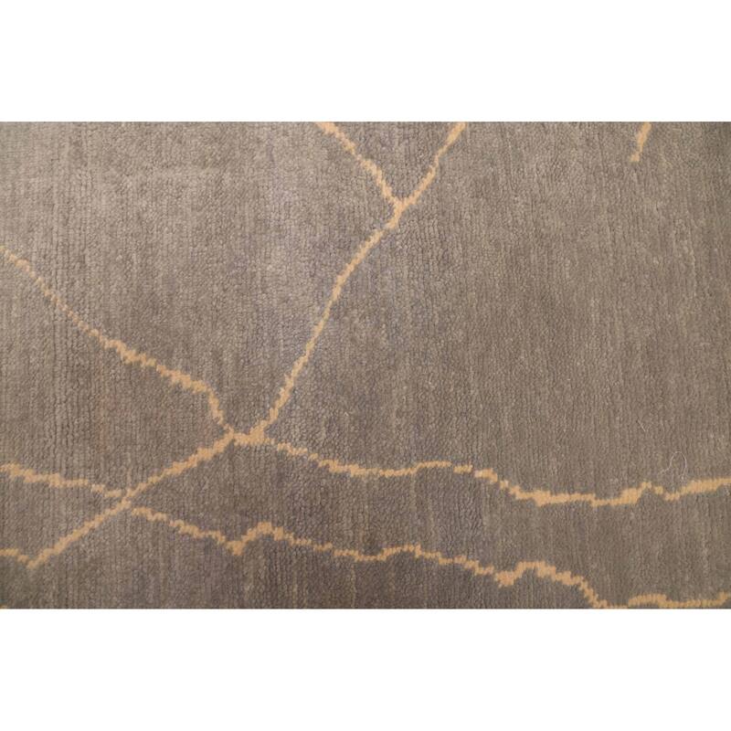 ECARPETGALLERY Hand-knotted Mystique Grey Wool Rug - 3'1 x 9'10
