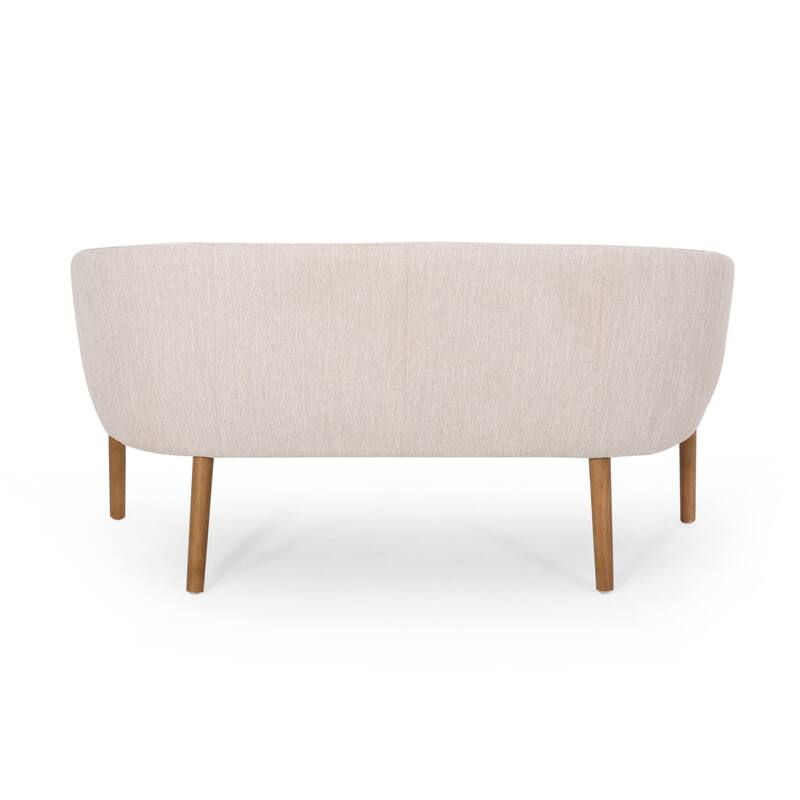 Mid Century Modern Straight Design Loveseat