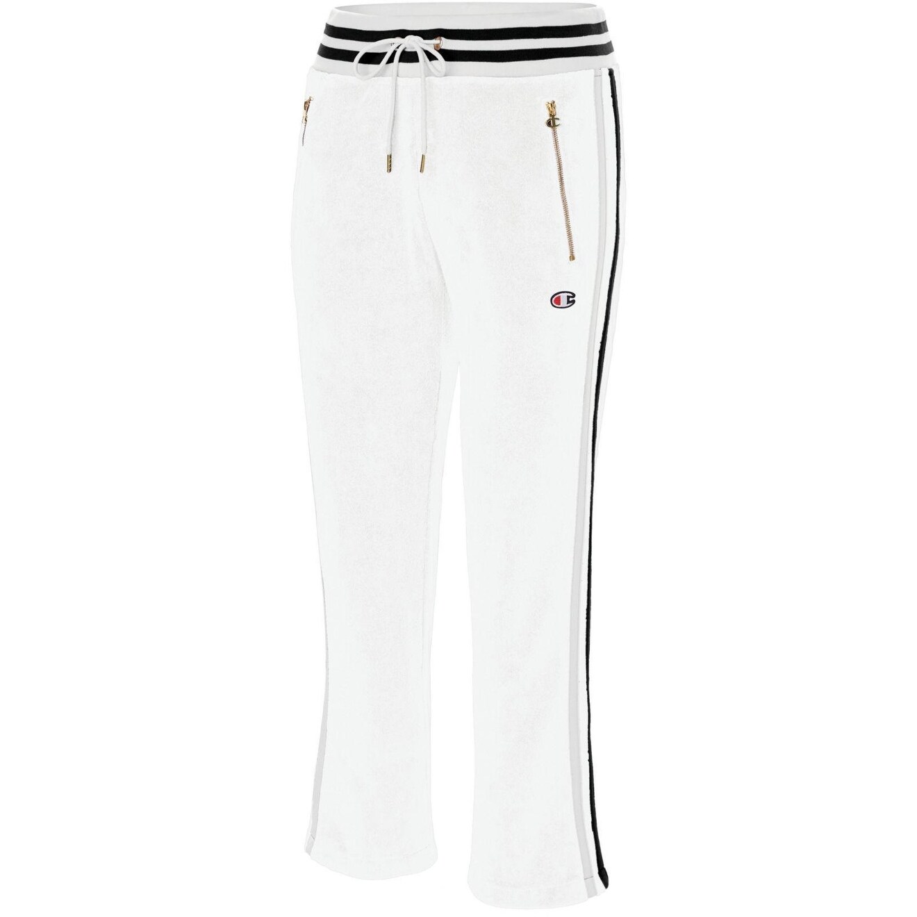 womens black warm up pants