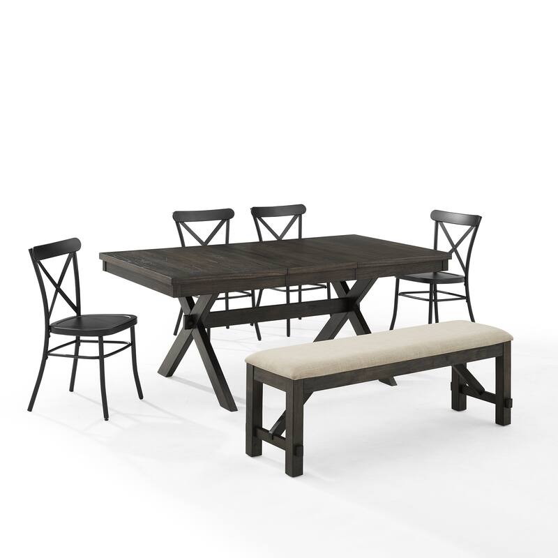 Crosley Hayden 6Pc Dining Set W/Camille Chairs
