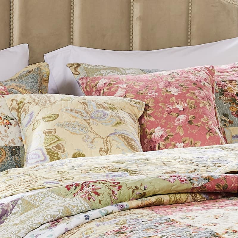 Greenland Home Fashions Blooming Prairie Pillow Set (Set of 2 Pillows)