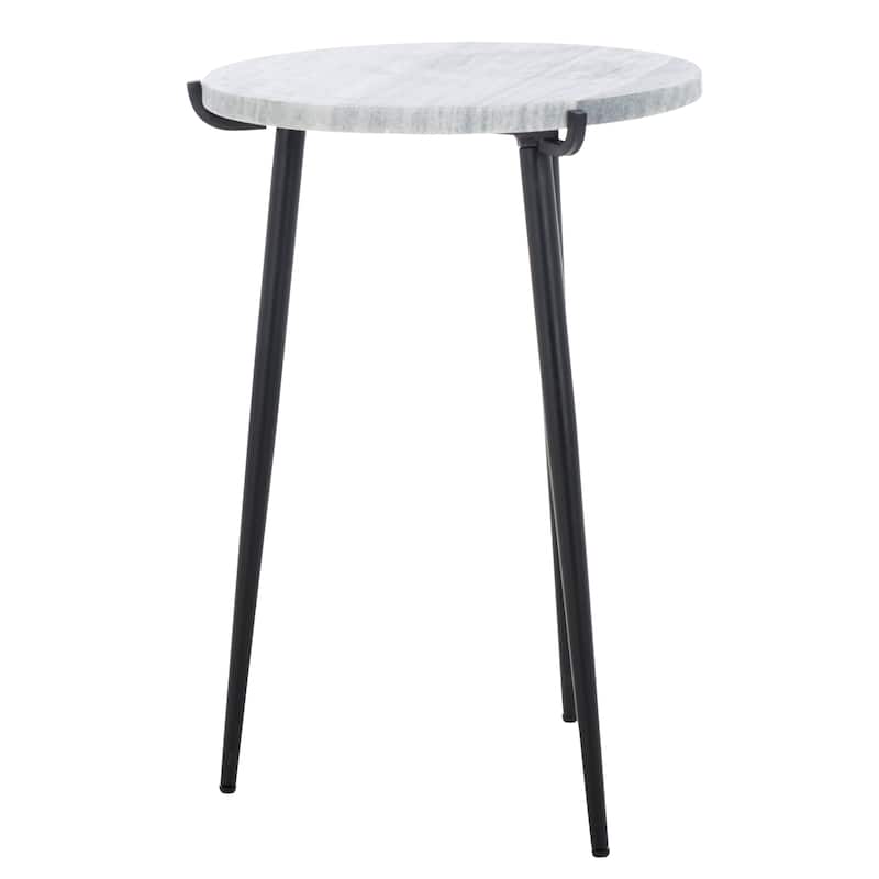 SAFAVIEH Home Hesse Marble Side Table - 16"W x 16"D x 24"H