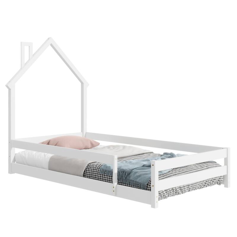 WW Twin Size Wood bed
