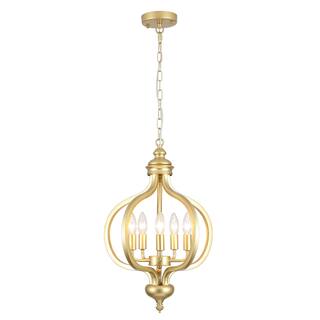 5-Light Candlestick  Hanging Linear Chandelier Lighting Island Chandelier Fixture for Kitchen Island