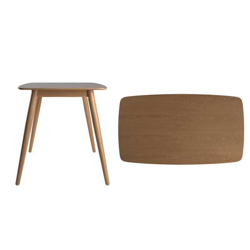 Ribe Mid-Century Modern Tapered Table - Oak