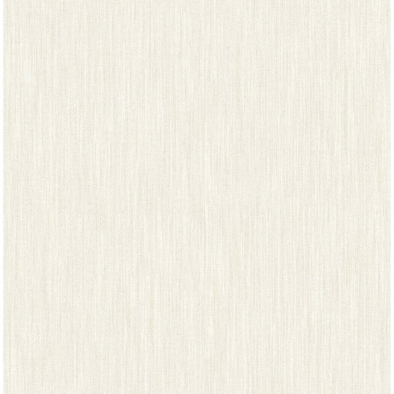 A-Street Prints Chiniile Off White Linen Texture Wallpaper